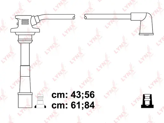 Kit de câbles d'allumage LYNXAUTO SPC7542
