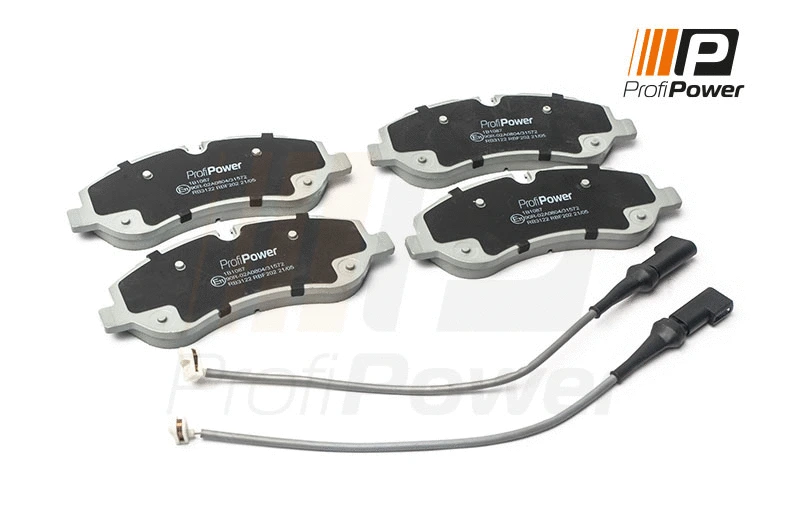 Kit de plaquettes de frein, frein à disque ProfiPower 1B1087