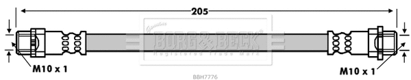 Flexible de frein BORG & BECK BBH7776