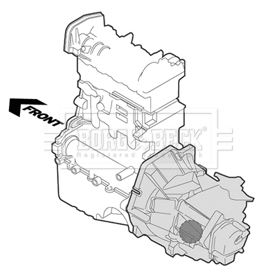 Support moteur BORG & BECK BEM4384