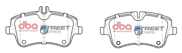 Kit de plaquettes de frein, frein à disque DBA Australia DB1921SS