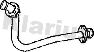 Tuyau d'échappement KLARIUS 301453