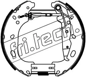 Jeu de mâchoires de frein fri.tech. 16432