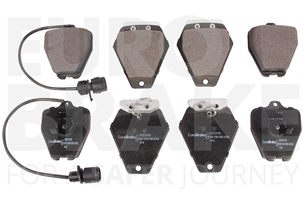 Kit de plaquettes de frein, frein à disque EUROBRAKE 5502224790