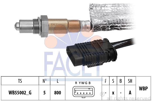 Sonde lambda FACET 10.8582