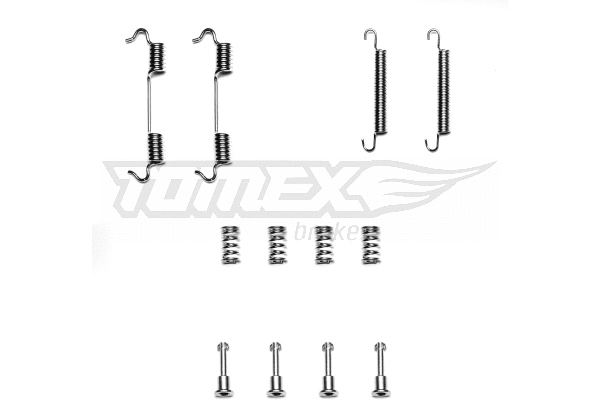 Kit d'accessoires, mâchoire de frein TOMEX Brakes TX 40-24
