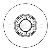 Disque de frein BORG & BECK BBD4240