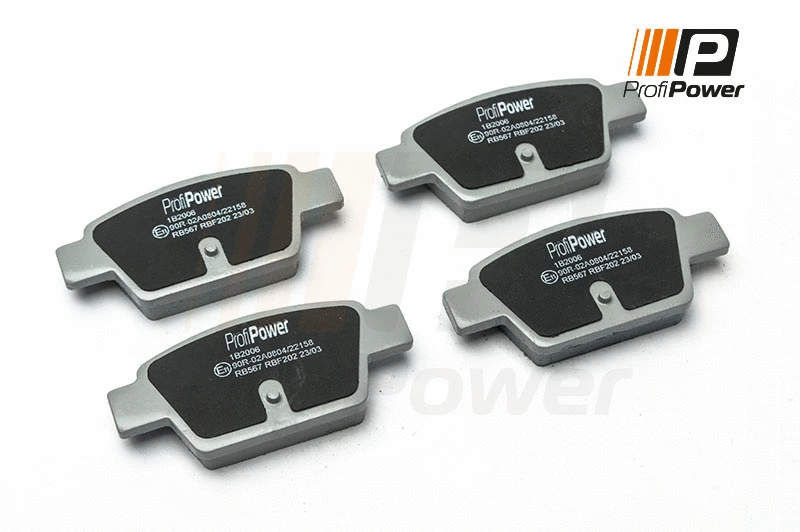 Kit de plaquettes de frein, frein à disque ProfiPower 1B2006