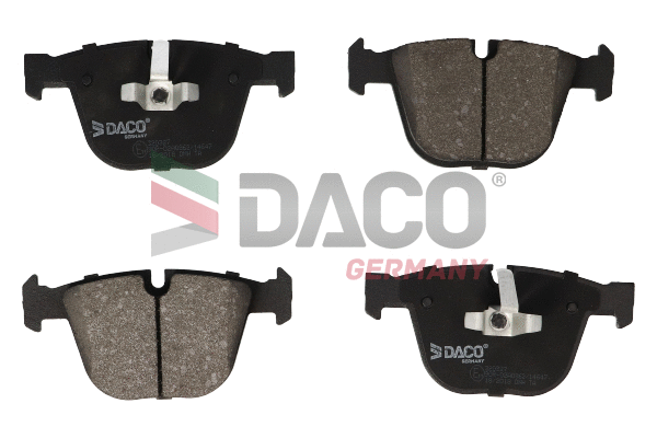 Kit de plaquettes de frein, frein à disque DACO Germany 320327