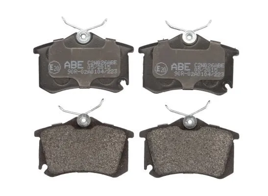 Kit de plaquettes de frein, frein à disque ABE C2W026ABE