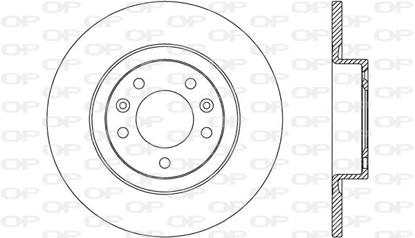 Disque de frein OPEN PARTS BDR2650.10