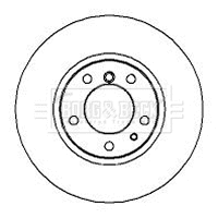 Disque de frein BORG & BECK BBD4894