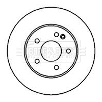 Disque de frein BORG & BECK BBD5000