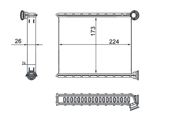 Système de chauffage MAHLE AH 269 000S