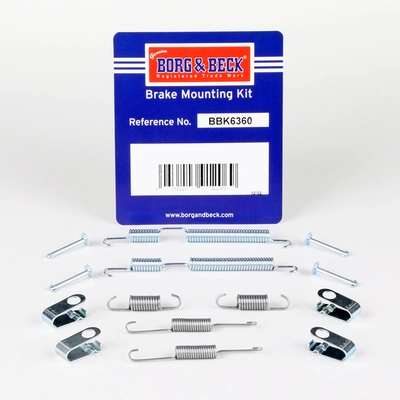 Kit d'accessoires, mâchoire de frein BORG & BECK BBK6360