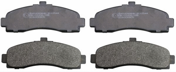 Kit de plaquettes de frein, frein à disque DENCKERMANN B110544
