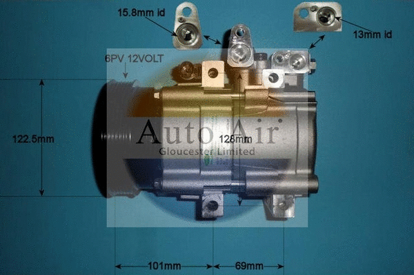 Compresseur, climatisation AUTO AIR GLOUCESTER 14-1032