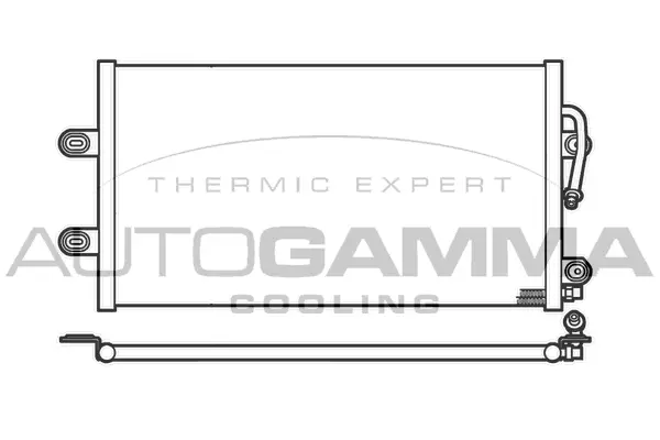 Condenseur, climatisation AUTOGAMMA 102618