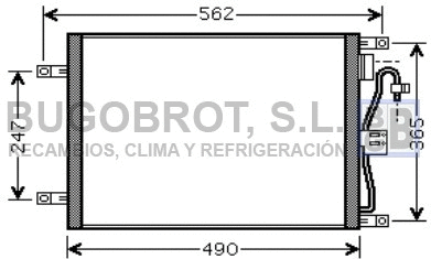 Condenseur, climatisation BUGOBROT 62-DN5252