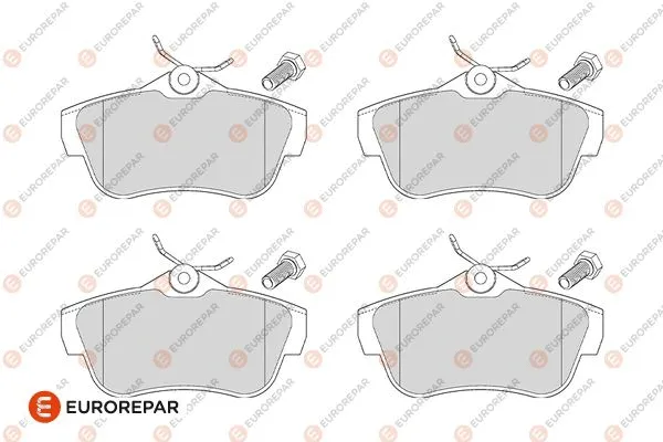 Kit de plaquettes de frein, frein à disque EUROREPAR 1686275580