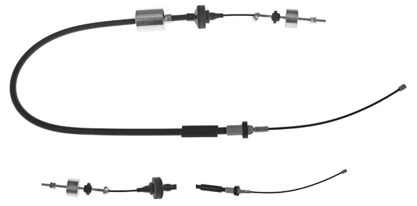 Tirette à câble, commande d'embrayage MGA EC4122