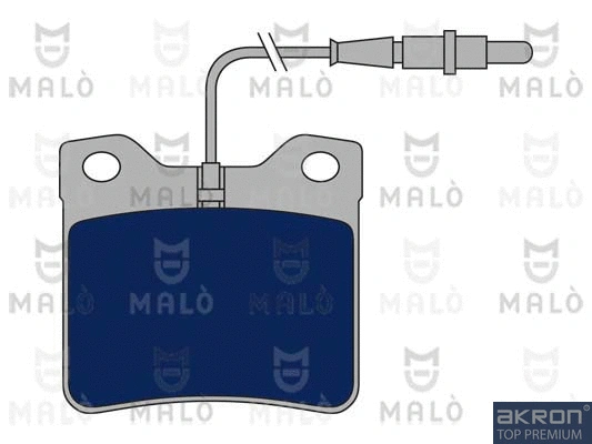 Kit de plaquettes de frein, frein à disque AKRON-MALÒ 1050652