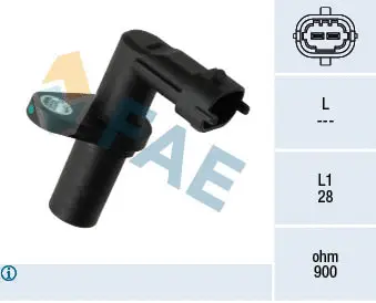 Capteur d'angle, vilebrequin FAE 79500