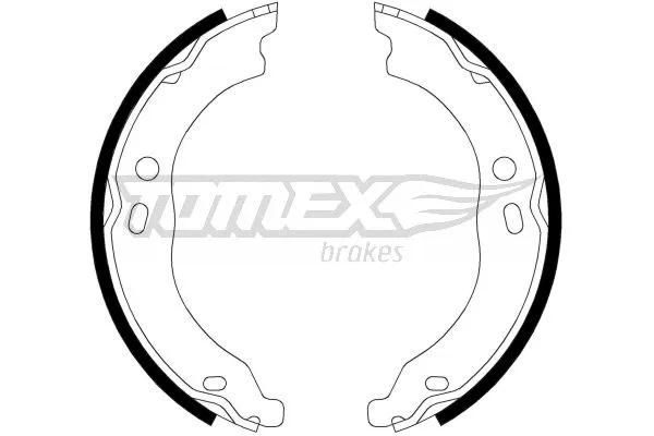 Jeu de mâchoires de frein TOMEX Brakes TX 21-99