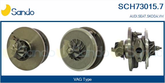 Groupe carter, turbocompresseur SANDO SCH73015.7