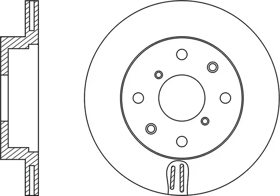 Disque de frein FIT FR0629V