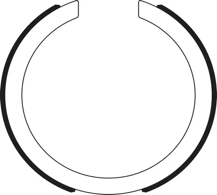 Jeu de mâchoires de frein, frein de stationnement SB BS14002