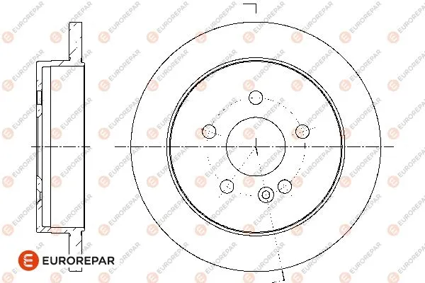 Disque de frein EUROREPAR 1667851780