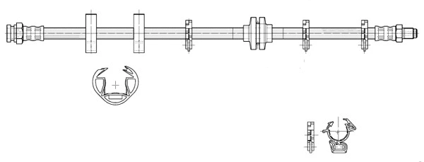 Flexible de frein CEF 516984