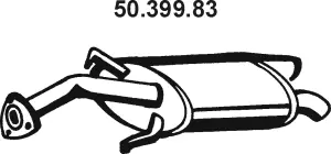 Silencieux arrière EBERSPÄCHER 50.399.83