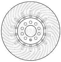 Disque de frein BORG & BECK BBD5809S