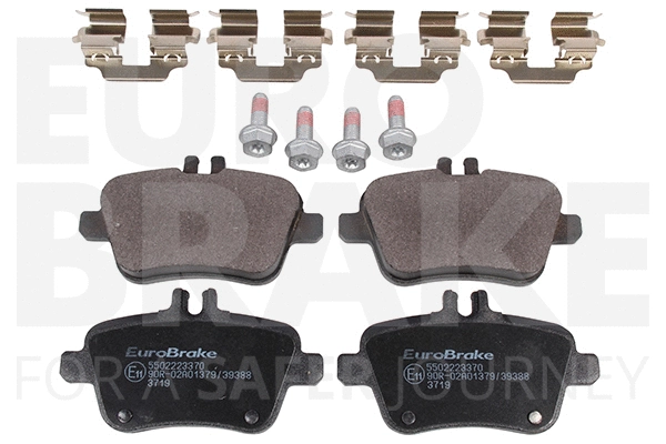 Kit de plaquettes de frein, frein à disque EUROBRAKE 5502223370