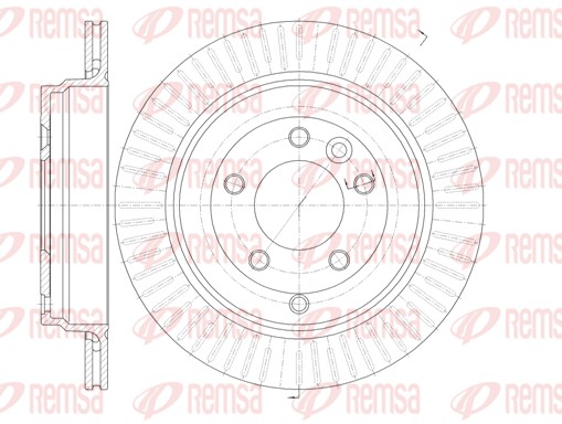 Disque de frein REMSA 6995.10