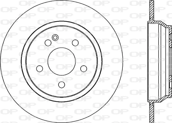 Disque de frein OPEN PARTS BDA2040.10