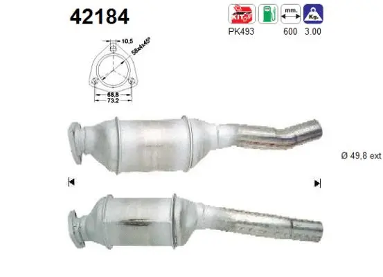 Catalyseur AS 42184
