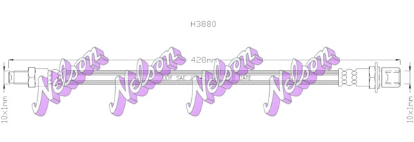 Flexible de frein KAWE H3880