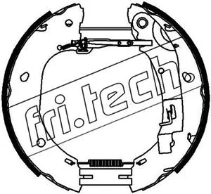 Jeu de mâchoires de frein fri.tech. 16386