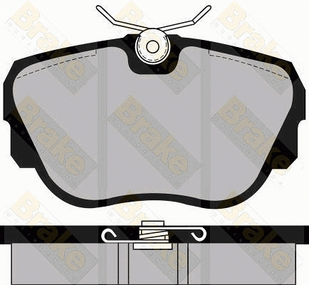 Kit de plaquettes de frein, frein à disque Brake ENGINEERING PA522