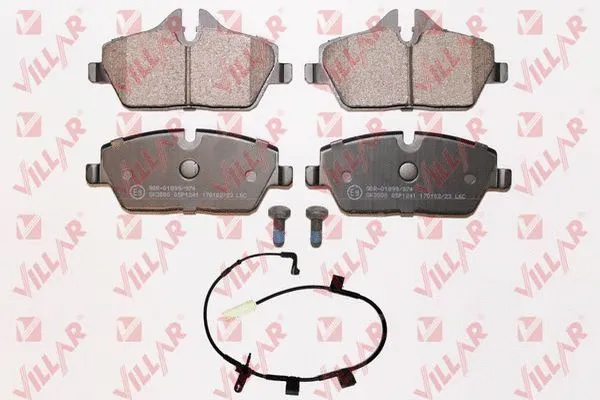 Kit de plaquettes de frein, frein à disque VILLAR 626.1241A