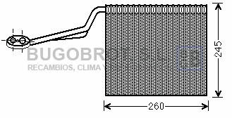 Évaporateur climatisation BUGOBROT 70-AIV322