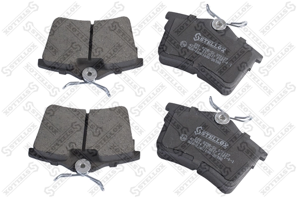 Kit de plaquettes de frein, frein à disque STELLOX 000 029B-SX