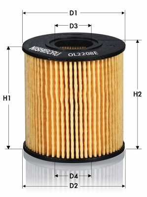 Filtre à huile TECNECO FILTERS OL2208E