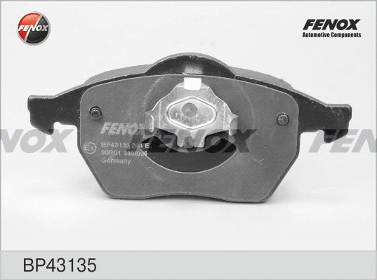 Kit de plaquettes de frein, frein à disque FENOX BP43135