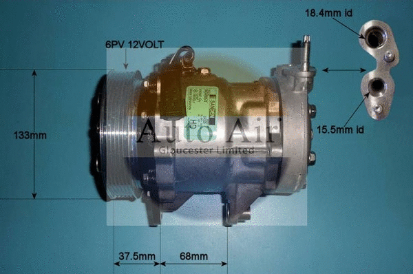 Compresseur, climatisation AUTO AIR GLOUCESTER 14-4852
