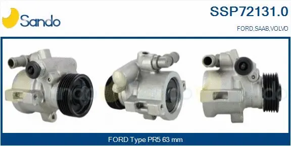Pompe hydraulique, direction SANDO SSP72131.0