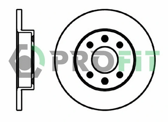 Disque de frein PROFIT 5010-0055